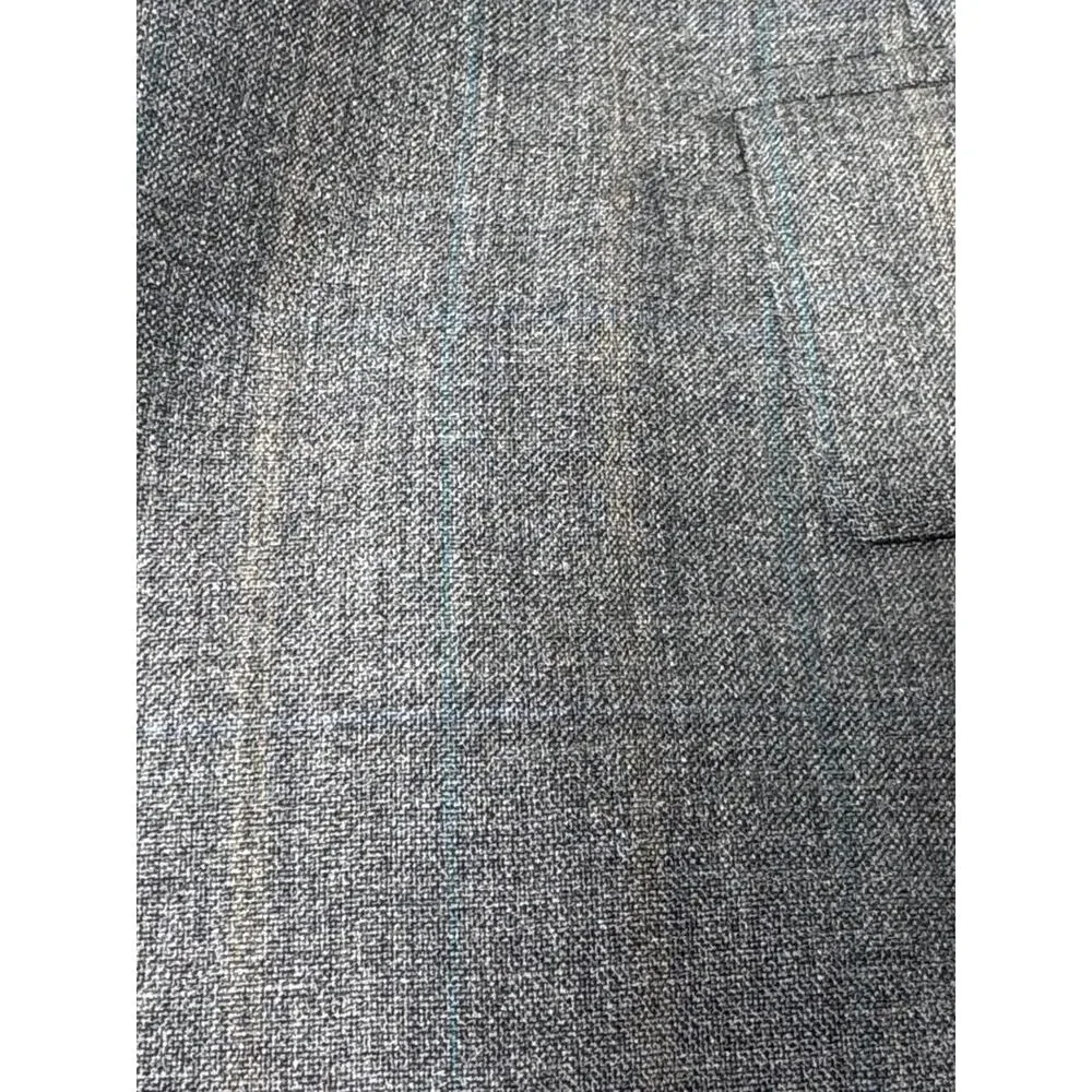 Polo University Ralph Lauren Mens 42R Gray Windowpane Sport Coat Blazer